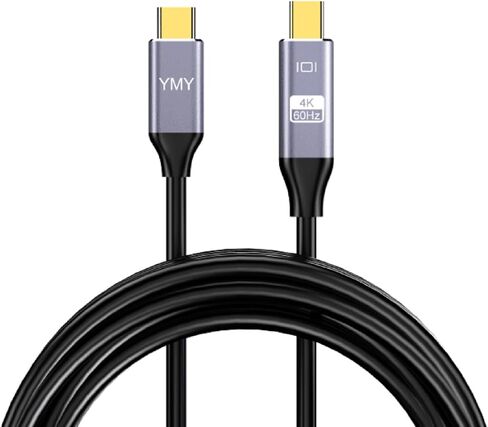 كابل USB C (المصدر) إلى Mini Displayport، 4K@60 هرتز 6 أقدام USB من النوع C (Thunderbolt 3) إلى كابل تحويل فيديو Mini DP يدعم وضع النسخ المتطابق للشاشة ووضع التمديد (أسود 6 أقدام) in Kuwait