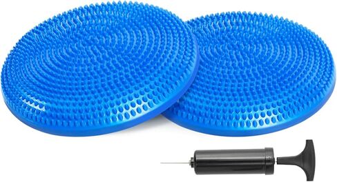 Balance disk with an air pump Exercise disk for Stability Workout 2 PCS. Wobble Balance board. in Saudi Arabia