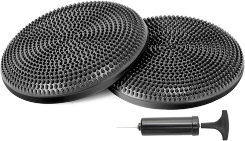 Balance disk with an air pump Exercise disk for Stability Workout 2 PCS. Wobble Balance board. in Saudi Arabia