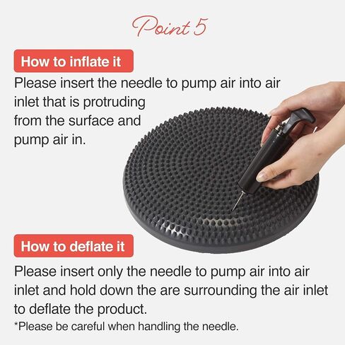 Balance disk with an air pump Exercise disk for Stability Workout 2 PCS. Wobble Balance board. in Saudi Arabia