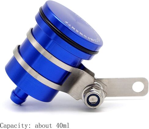 Motorcycle Brake Fluid Reservoir CNC Aluminum Front or Rear Oil Cup for MT01 MT03 MT07 MT09 MT10 FZ07 FZ09 FZ10 for Suzuki GSX R 600 750 1000 1100 SV650 V Strom DL1000 Black in Kuwait