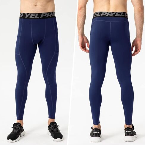 بنطال ضغط للرجال، سروال رياضي بطبقة أساسية، ملابس داخلية ضيقة للجري وتمارين كرة السلة in Kuwait