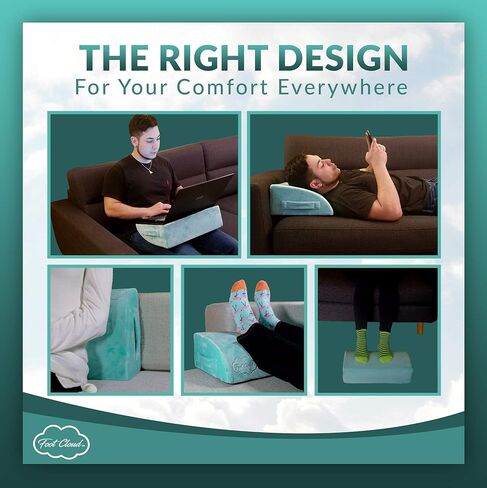 Foot Cloud Ergonomic Foam Foot Rest. The Amazing Ergonomic Foam Desk Foot Rest, Office Foot Rest, Under Desk Foot Rest - Like Your Feet are Floating on a Cloud! in Kuwait
