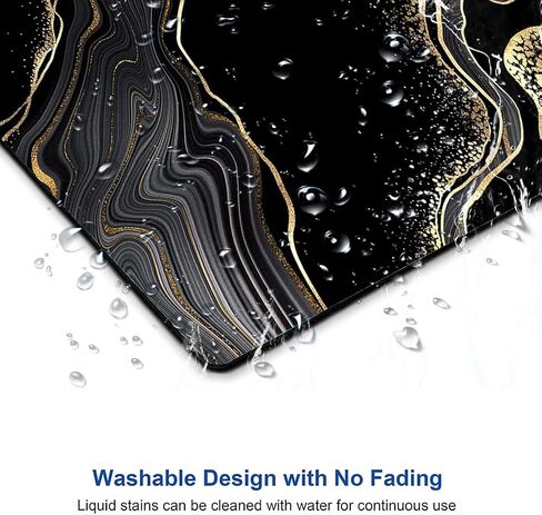 Computer Mouse Pads with Tropical Leaves Design, Square Waterproof Non-Slip Rubber Base Mouse Mat for Office Laptop in Saudi Arabia