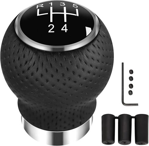 Universal Shift Knob 5 Speed Manual Gearbox Shift Knobs Fit for Most Car Transport Vehicles（Black Line） in Kuwait