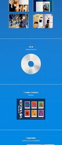 الكوكب التاسع: ألبوم صغير ثانٍ من Voyager CD+136p PhotoBook+1p ختم ملصق+8p Pass Port+2p PhotoCard+تتبع Kpop مختوم in Saudi Arabia
