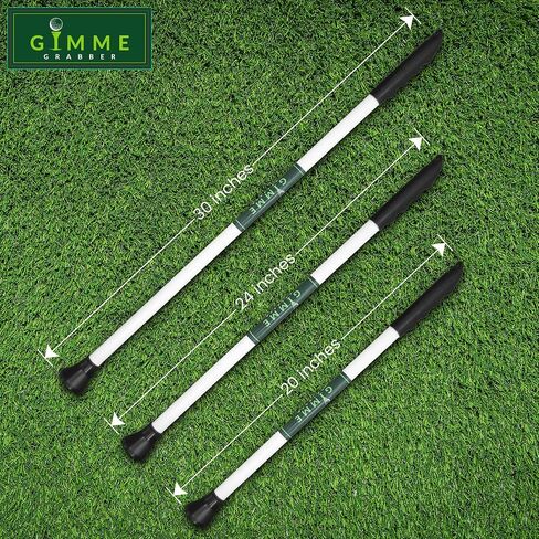 مسترد كرة الجولف Gimme Grabber مقاس 24 بوصة | تصميم خفيف الوزن لالتقاط كرة الجولف | ملتقط كرة الجولف ملحقات مثالية لمصاصة الجولف للعب الشخصي والتدافع in Kuwait