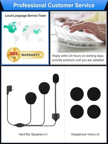 سماعة رأس لجهاز الاتصال الداخلي للدراجات النارية من مومان H2، ميكروفون صلب، مجموعة ملحقات أنظمة الاتصالات in Kuwait