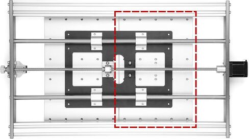 Genmitsu 3040 Extension Aluminum Spoilboard, Work with 3020 Y-Axis Extension Kit, Compatible with Genmitsu 3020-PRO MAX & 3020-PRO MAX V2, XY Effective Working Area 300mm x 400mm in Saudi Arabia