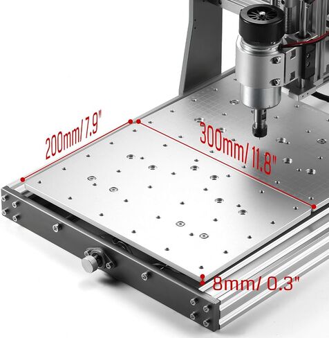 Genmitsu 3040 Extension Aluminum Spoilboard, Work with 3020 Y-Axis Extension Kit, Compatible with Genmitsu 3020-PRO MAX & 3020-PRO MAX V2, XY Effective Working Area 300mm x 400mm in Saudi Arabia