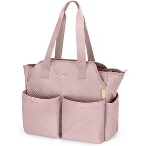 Fasrom Laptop Tote Bag for Women, 15.6 Inch Work Purse with Pockets, Professional Shoulder Bag for Office & Travel