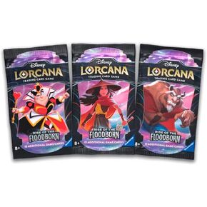 Ravensburger Disney Lorcana TCG: Rise of the Floodborn Foldborn Single Booster Pack (12 بطاقة) | بطاقات التداول القابلة للتحصيل | مثالي لمشجعي ديزني و TCG لاعبي | مناسب للأعمار 8+