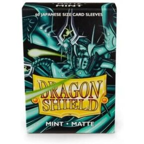 Dragon Shield – Dragon Shield Matte Japanese Midnight Blue 60 CT Japanese Size Card Sleeves - Yu-Gi-Oh! Card Sleeves Smooth & Tough - Compatible with Yu-Gi-Oh!