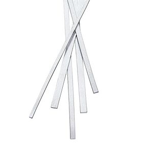 925 Sterling Silver Rectangle Wire Dead Dead Soft في الولايات المتحدة الأمريكية بواسطة الأسلاك الحرفية (5 × 1.25 مم ، 1 قدم)