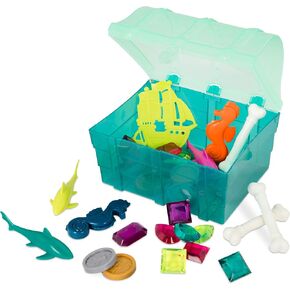B. Toys - Pirate Pool Toys - ألعاب الغوص - 27 قطعة غرق - مجموعة حمام السباحة والحمام للأطفال - 6 سنوات + - الكنوز Ahoy!