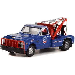 Greenlight 46100-A Dially Drivers Series 10-1969 Chevy C-30 Wrecker-Standard Oil Company Service Service 24 Hour 1:64 Scale Diecast