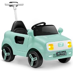 Jetson Mako Kids Electric Assist Assist Assist ، 3 أوضاع: الدفع ، القيادة أو التحكم عن بُعد ، سرعة قصوى تبلغ 3 ميل في الساعة ، حزام الأمان ، المصابيح الأمامية ، الأعمار الموصى بها: 2-4 سنوات ، Jmako-mgr