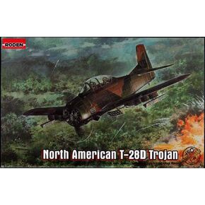 Roden North American T-28D Trojan Airplane Model Kit
