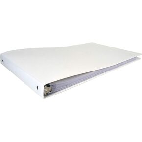 11x17 Binder Poly لوحة تتميز بحلقة مستديرة سوداء 1 بوصة