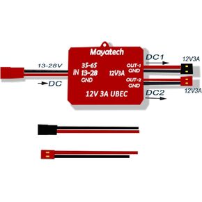 UBEC BEC Power Module 3A 5V/12V 2-6S Lipo Voltage Step Down Power Supply Module for RC