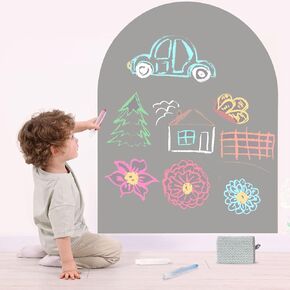 Magnetic Chalkboard Sticker 60"x40" and Magnetic Wall Decal