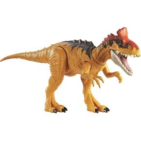 ألعاب العالم Jurassic Sound Strike Strike Cryolophosaurus مع الإضراب والعمل ، والأصوات الواقعية ، والمفاصل المنقولة ، واللون الأصلي والملمس ؛ الأعمار 4 وما فوق