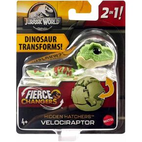البيض العالمي الجوراسي إلى Velociraptor Dinosaur تحويل الألعاب ، المفرامات المخفية