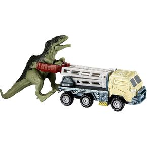 ناقلات Matchbox Jurassic World Dino ، مركبة واحدة و 1-2 ديناصورات صغيرة ، عمرها 3 سنوات وأعلى