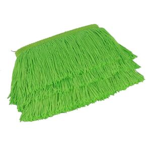 10yards of 6'' Width Fringe Trim Tassel Sewing on Clothing (White)