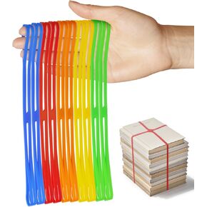 10 PCS نطاقات مطاطية ، شريط مرن 9 بوصات ملونة ، وترقية نطاقات مطاطية كبيرة قوية ، وأشرطة مطاطية ملونة ممتدة للمنزل ، والمكتب ، والحرف اليدوية