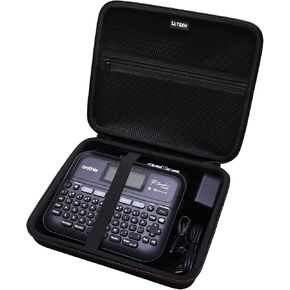 LTGEM Case Compatible with Brother P-Touch PT- D610BT / PT-D410 / PT-D460BT / PTD600 / PTD400AD Label Maker, Blue