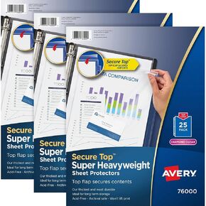Avery Secure Top Sheet Watservors