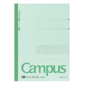 40 pieces of Kokuyo S & T campus special note ruled A4 5mm grid (japan import)