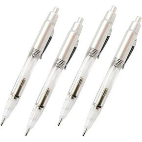 4pcs LED DIY Diamond Picture Pen مع الضوء ، القلم الحفر الماس الماس ، قضيب القلم المضاءة بالفن ، إكسسوارات صنع الفسيفساء ، حفر الحفر