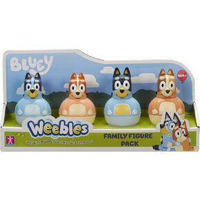 خيارات الأحرف 07717 Four Pack ، Weables Wobble ، أرقام ما قبل المدرسة ، ألعاب Bluey لمدة 18mth+
