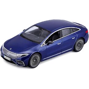 Maisto Mercedes-Benz Eqs Blue Metallic Edition Series 1/27 Diecast Model Car