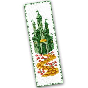 Emerald City: The Wonderful Oz Wizard - Couted Cross Stitch Bookmark Kit