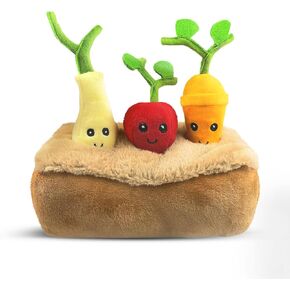 nandog my bff nando the logo plush dog toy - soft & quudly مع صرير مدمج - تصميم متين وجذاب - مثالي للكلاب الصغيرة والمتوسطة