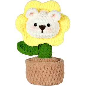 NKTDWO stegosaurus crochet Kit ، DIY Dinosaur Crochet GEAL HIST FOR COMPLE