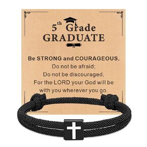 TAGOMEI Teen Girl Gifts Trendy Stuff Inspirational Christmas Gifts for Women Granddaughter Gifts from Grandma, Tiny Beaded Bracelets for Women Birthday Gifts for Girls Morse Code Bracelets for Women