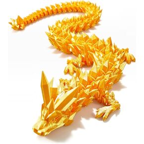 Dragon ثلاثي الأبعاد ، Dragon Crystal Dragon ، التنين المطبوع ثلاثي الأبعاد ، لعبة تململ مرنة للمهرجان ، الديكور المنزلي ، زينة المكتب التنفيذي (Red Black)