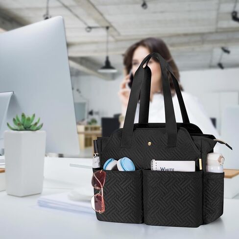 Fasrom Laptop Tote Bag for Women, 15.6 Inch Work Purse with Pockets, Professional Shoulder Bag for Office & Travel in Saudi Arabia