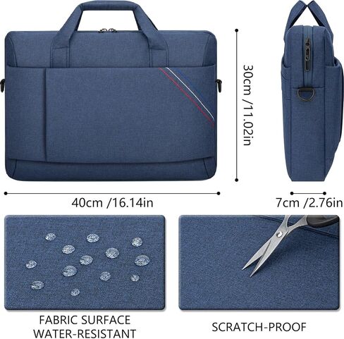 15 15.6 16 Inch Laptop Computer PC Messenger Shoulder Bag Men's Business Travel Briefcase in Saudi Arabia