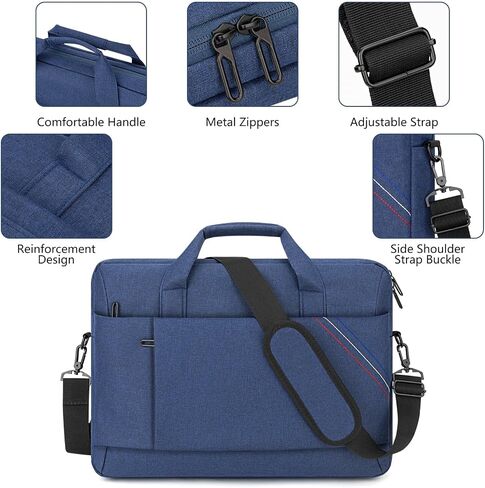 15 15.6 16 Inch Laptop Computer PC Messenger Shoulder Bag Men's Business Travel Briefcase in Saudi Arabia