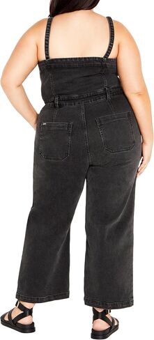 PLUS SIZE JUMPSUIT LILI IN BLUE WASH, SIZE 20 in Saudi Arabia