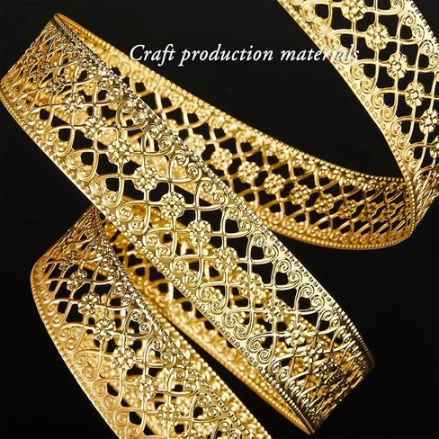 SUPERFINDINGS 3.28Feet Silver Crown Gallery Wire Iron Gallery Bezel Wire Double Crown Pattern Gallery Wire 30mm Wide Decorative Crown Pattern Wire Bezel Strip for DIY Jewelry Making Craft in Kuwait