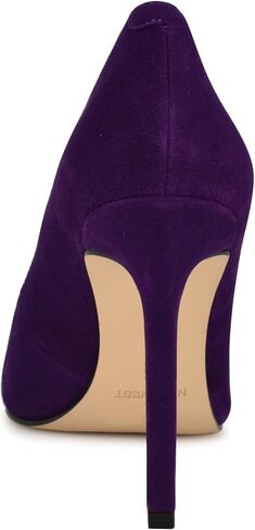 Nine West Women's Tatiana Pump, Purple Suede 506, 8.5 in Kuwait