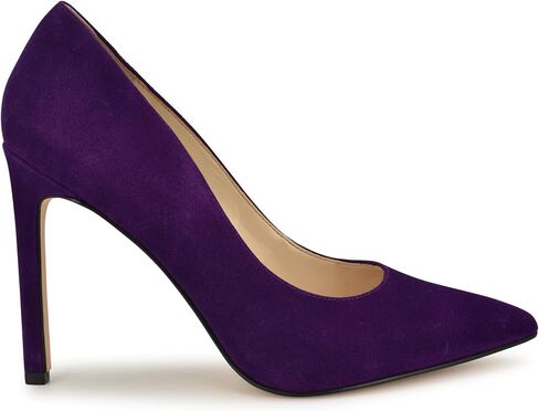 Nine West Women's Tatiana Pump, Purple Suede 506, 8.5 in Kuwait