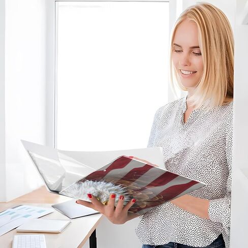3 Ring Binder American Eagle Bald Flag 1.5 inch Binders Three Ring Binders with Clipboard Fit 8.5'' x 11'' Paper 3 Interior PVC Clear Pockets for Office Supplies in Saudi Arabia