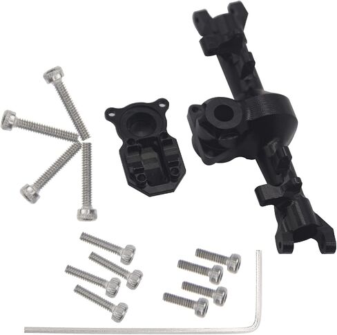 Aluminum Alloy Axle Housing Case Diff. Housing Upgrade Part Compatible with Axial SCX24 90081 AXI00002 1/24 RC Crawler Car (Front) in Saudi Arabia
